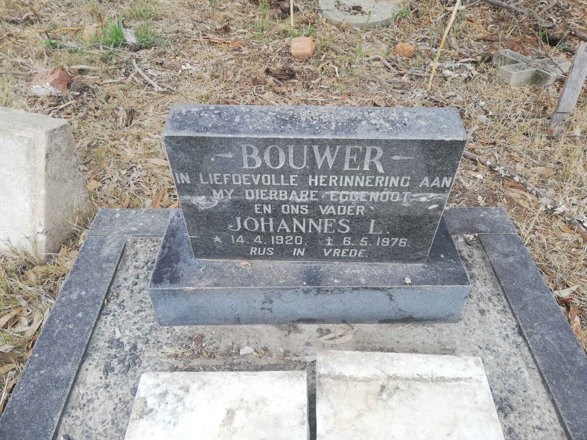 BOUWER Johannes L. 1920-1976