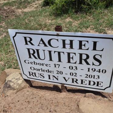 RUITERS Rachel 1940-2013