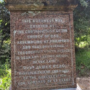 READ James 1811-1894 &amp; Ann 1819-1886