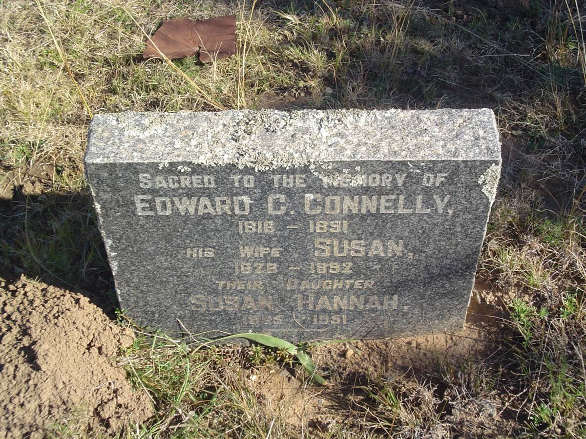 CONNELLY Edward C. 1818-1891 &amp; Susan 1828-1892 :: CONNELLY Susan Hannah 1865-1951