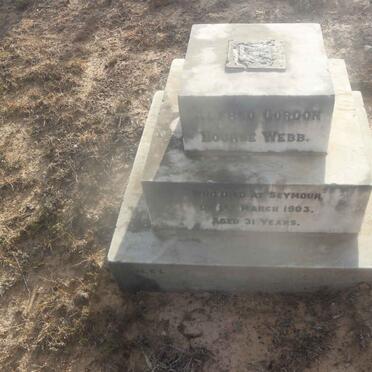 WEBB Alfred Gordon Nourse -1903