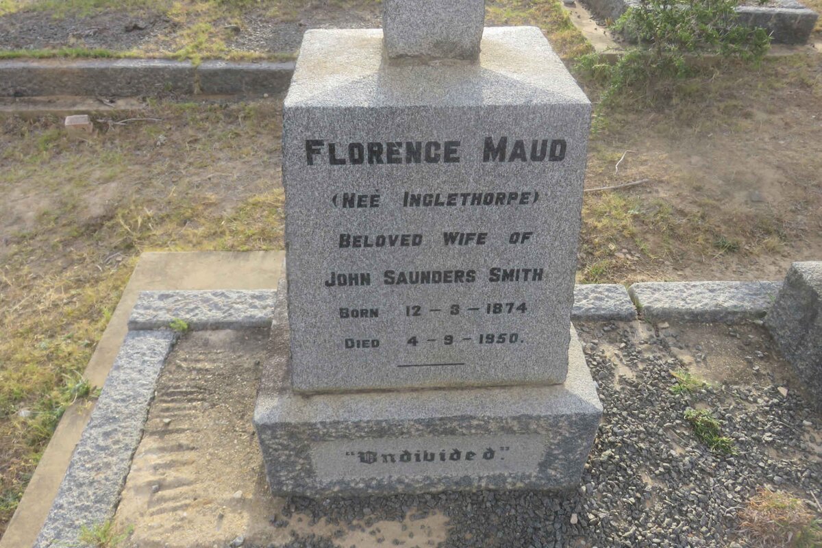 SMITH Florence Maud nee INGLETHORPE 1874-1950