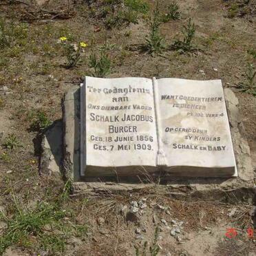 BURGER Schalk Jacobus 1856-1909