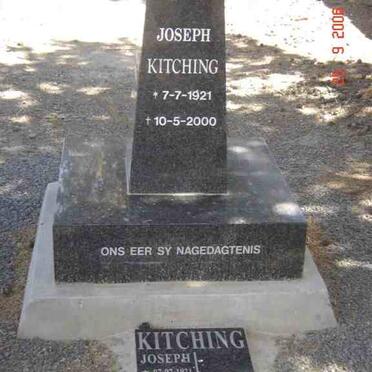 KITCHING Joseph 1921-2000 :: KITCHING Dora