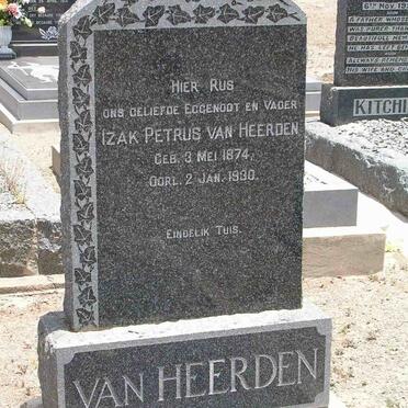 HEERDEN Izak Petrus, van 1874-1930
