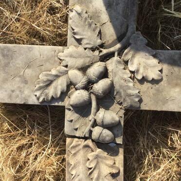 6. Stone carved acorns -detail
