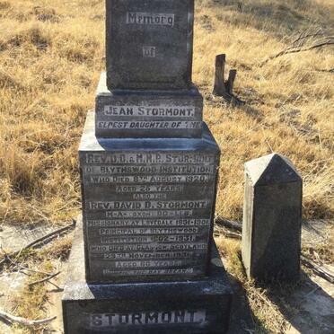 STORMONT David D. -1931 :: STORMONT Jean -1920