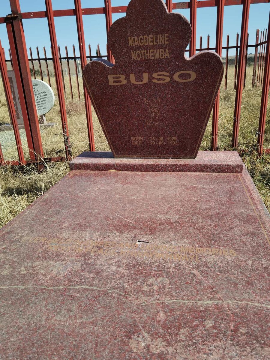BUSO Magdeline Nothemba 1929-1993