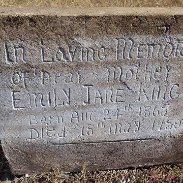 KING Emily Jane 1865-1950