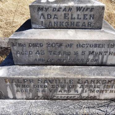 LANKSHEAR Ada Ellen -1918 :: LANKSHEAR Ralph Saville -1919