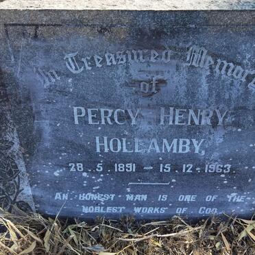HOLLAMBY Percy Henry 1891-1963