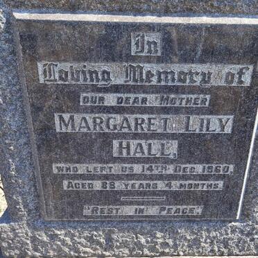 HALL Margaret Lily -1960