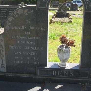 RENS Pieter Cornelius Van Niekerk 1902-1974