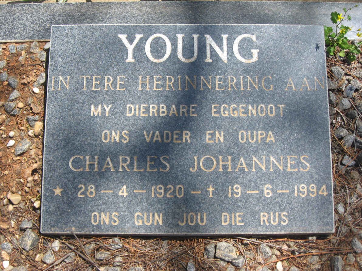 YOUNG Charles Johannes 1920-1994
