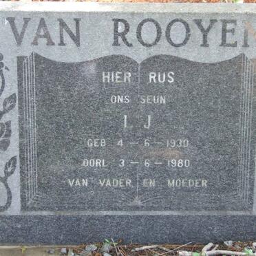 ROOYEN L.J., van 1930-1980
