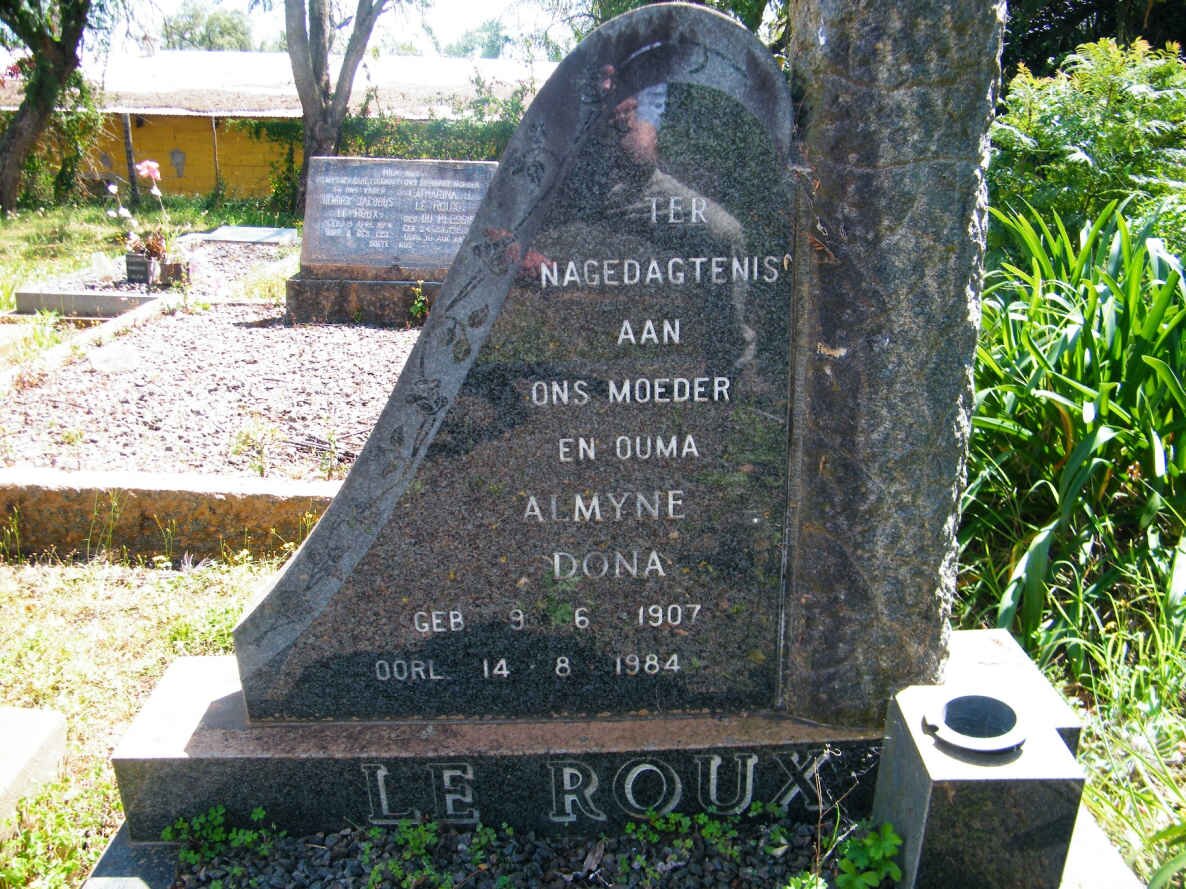 ROUX Almayne Dona, le 1907-1984