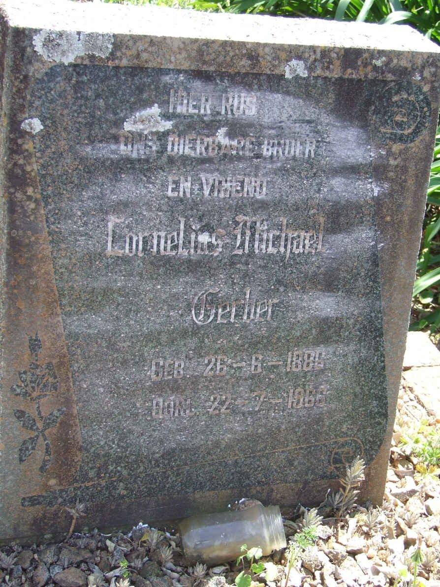 GERBER Cornelius Michael 1886-1966