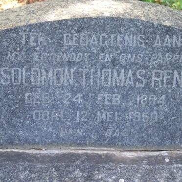 RENS Solomon Thomas 1894-1950