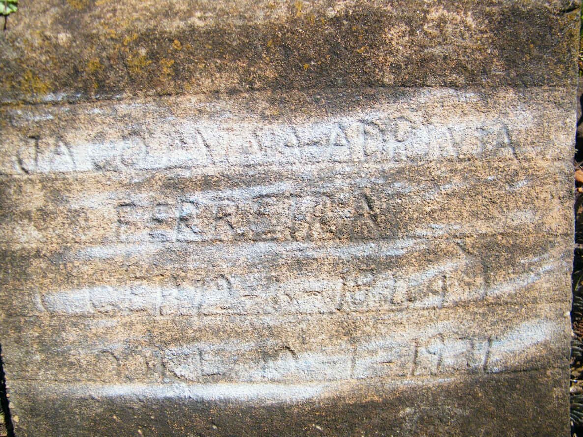 FERREIRA Jacomina Adriana 1849-1931