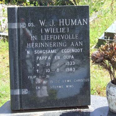 HUMAN W.J. 1933-1983