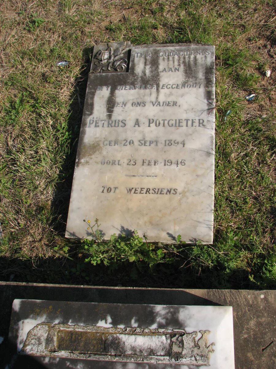 POTGIETER Petrus A. 1894-1946