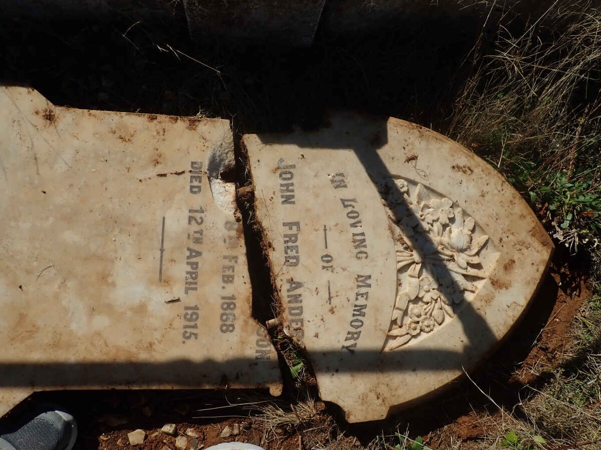 ANDERSON John Fred 1868-1915