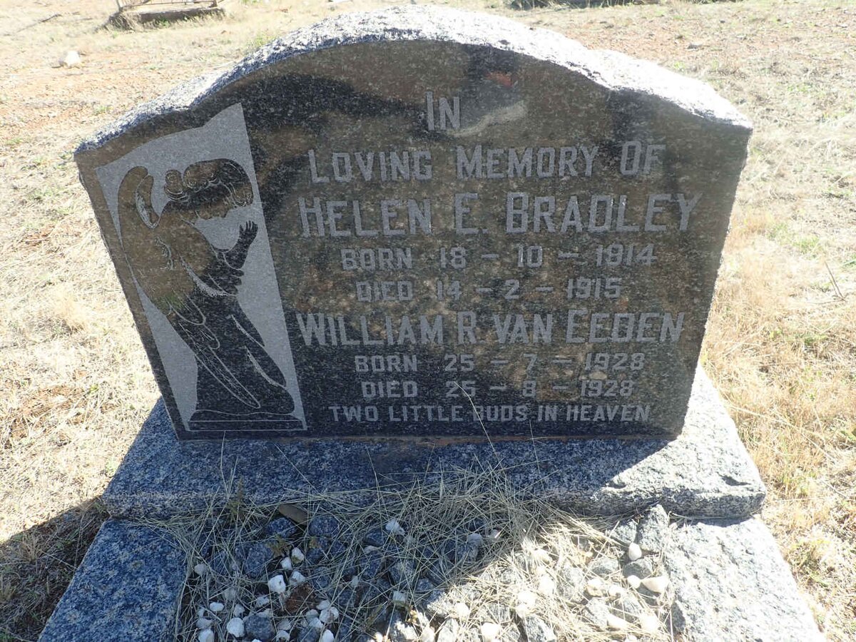 BRADLEY Helen E. 1914-1915 :: VAN EEDEN William R. 1928-1928