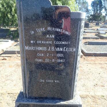 EEDEN Marthinus J.B., van 1901-1947