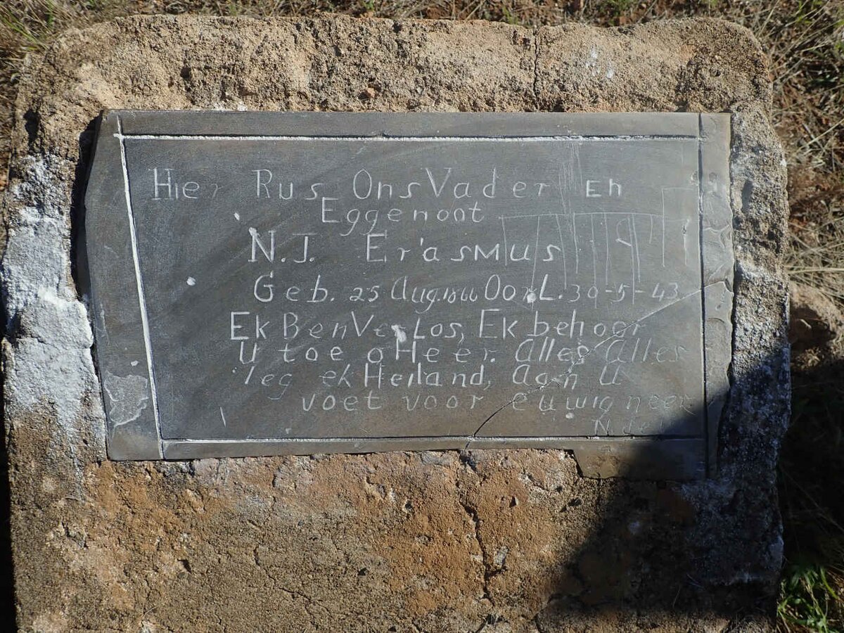 ERASMUS N.J. 1866-1943