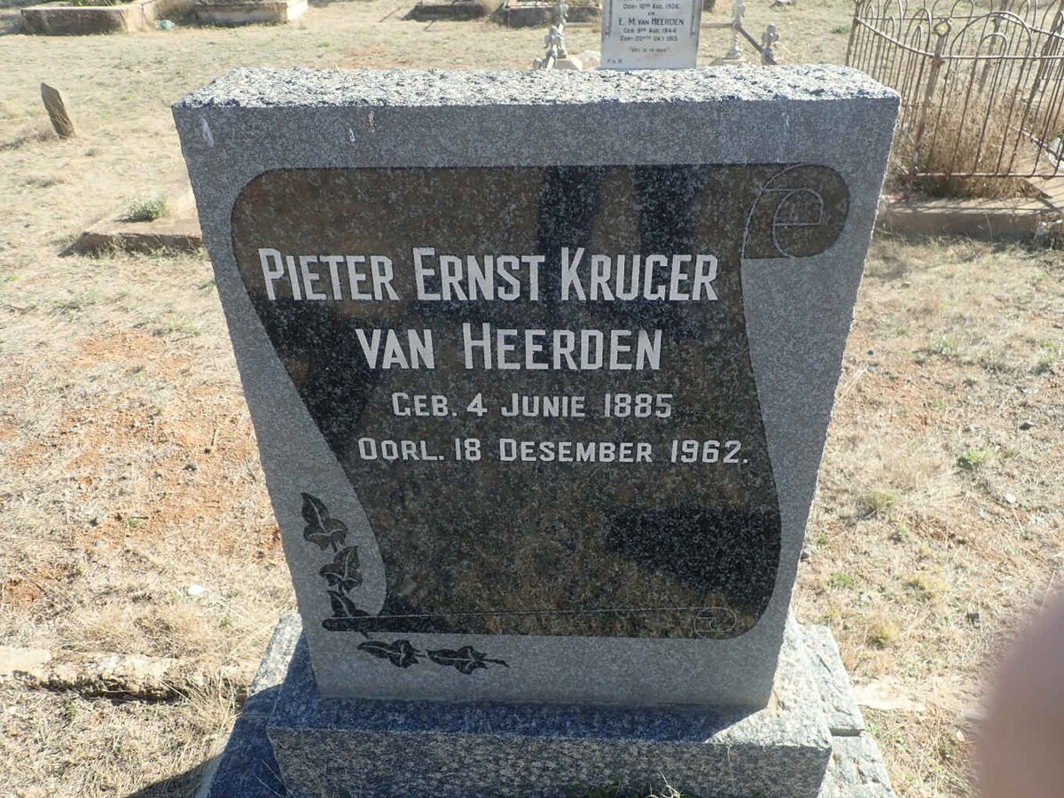 HEERDEN Pieter Ernst Kruger, van 1885-1962