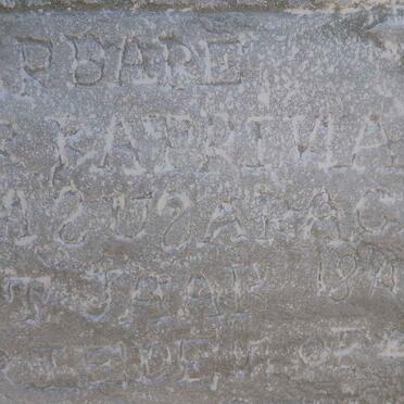 MERWE Katrina Johanna Susara, v.d. 1848-1930