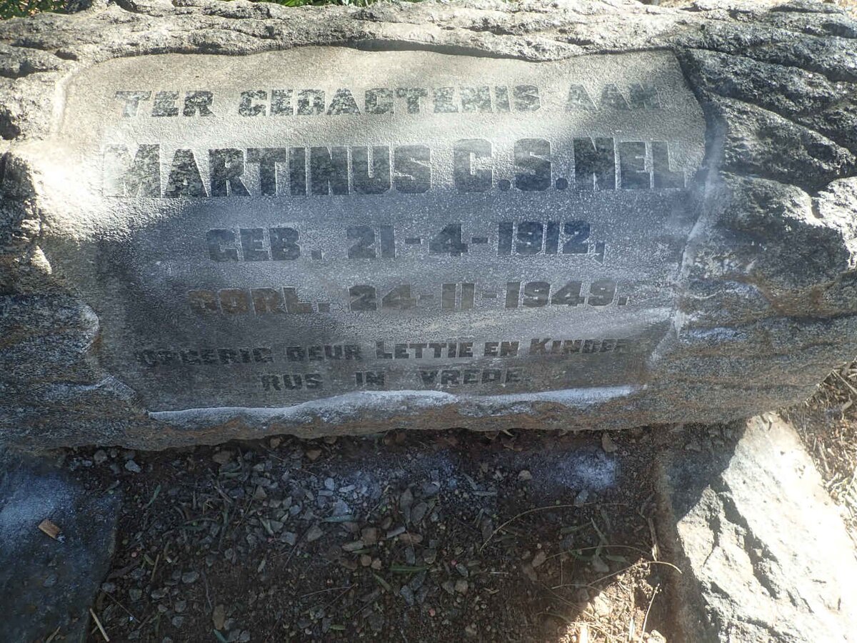 NEL Martinus C.S. 1912-1949