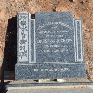 NIEKERK Louis, van 1878-1949