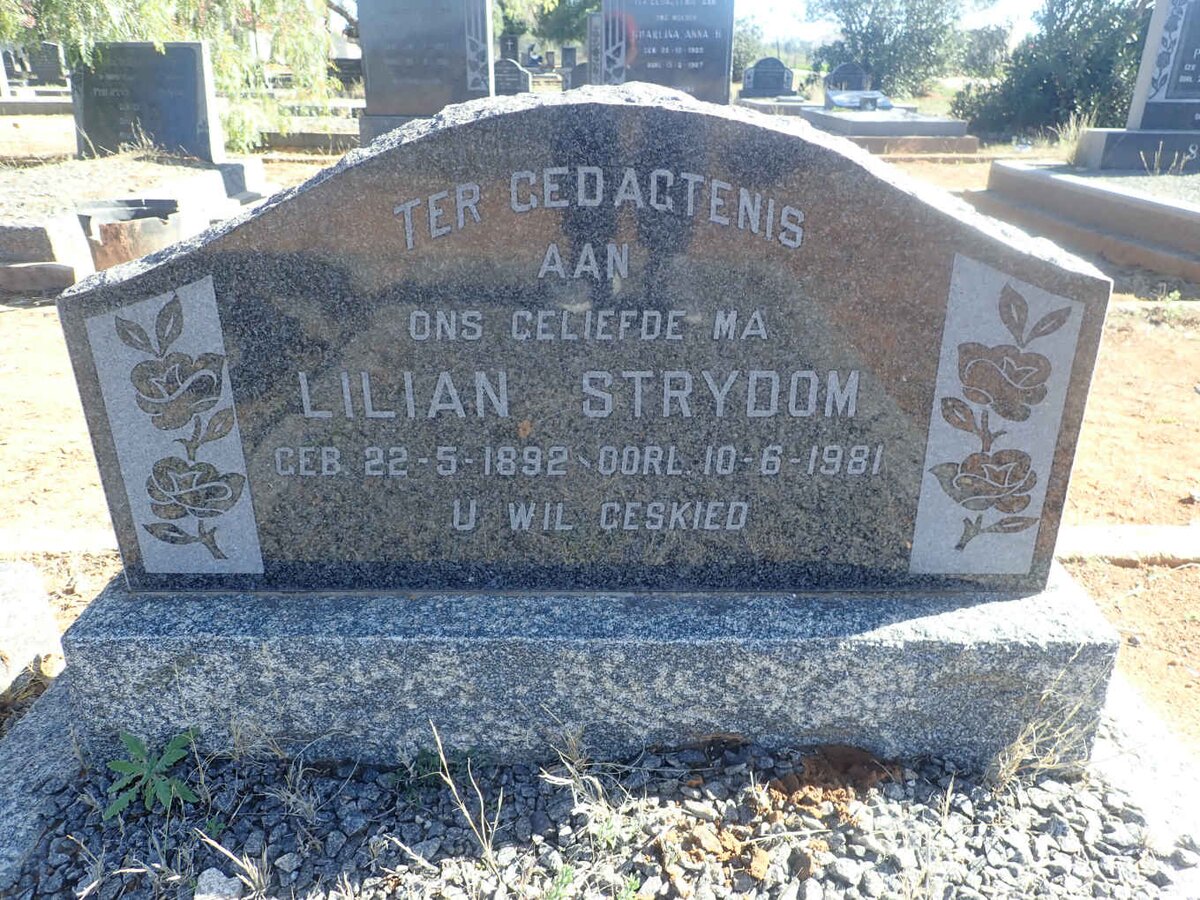 STRYDOM Lilian 1892-1981