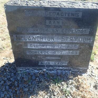 STRYDOM Malanchton 1896-1943