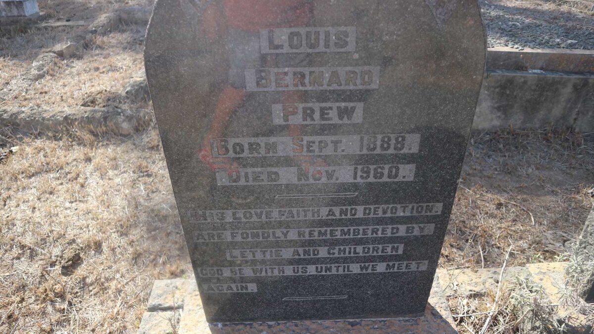 PREW Louis Bernard 1888-1960