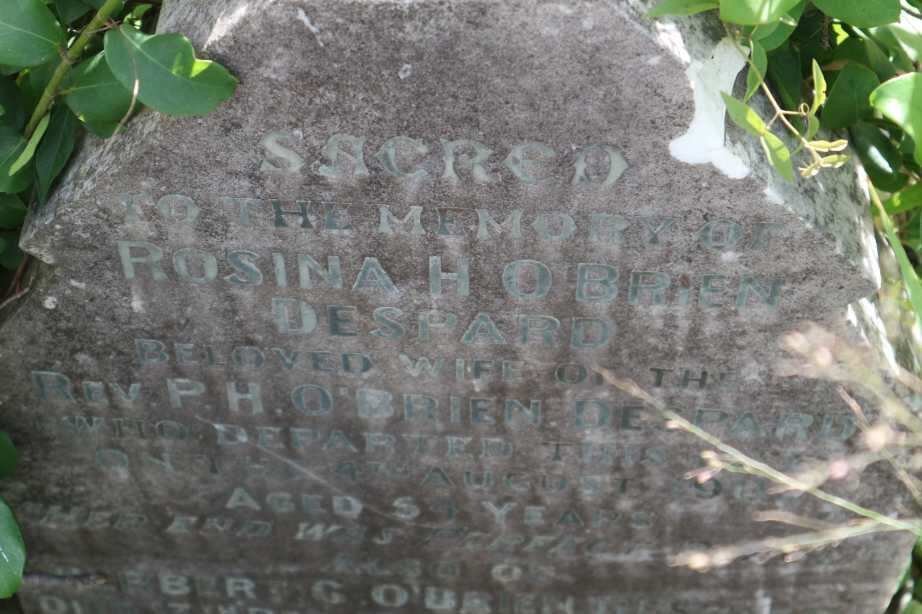 DESPARD Rosina H., O'BRIEN -1905 :: O'BRIEN-DESPARD Herbert G. -1890