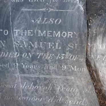 SUTTON John -1864 :: SUTTON John Samuel -1864