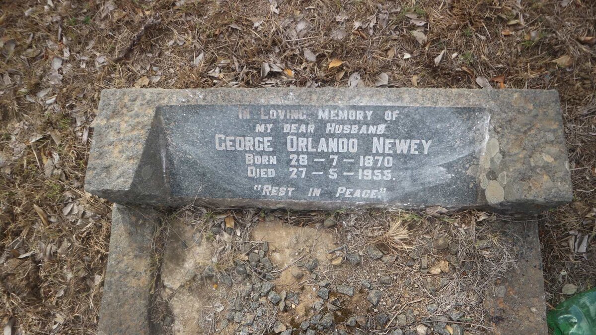 NEWEY George Orlando 1870-1955