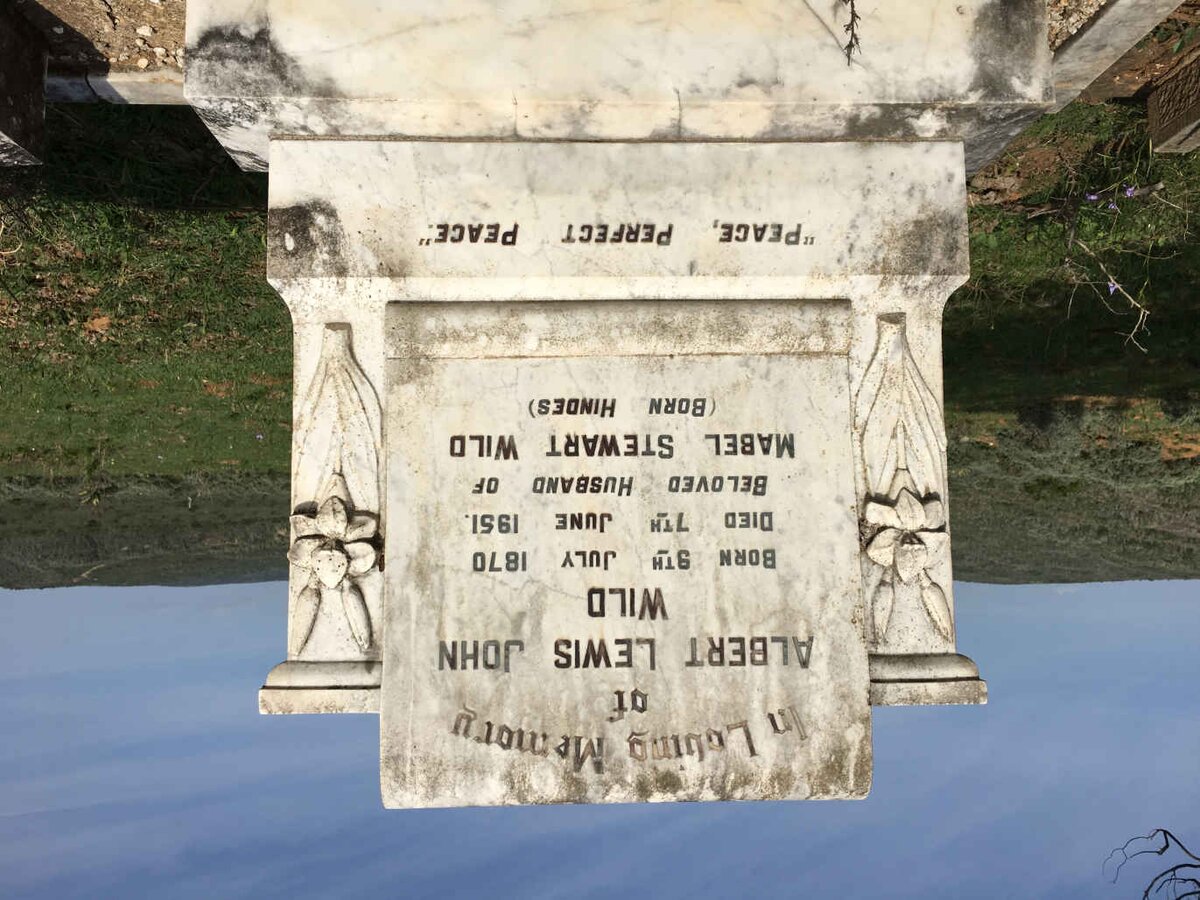 WILD Albert Lewis John 1870-1951