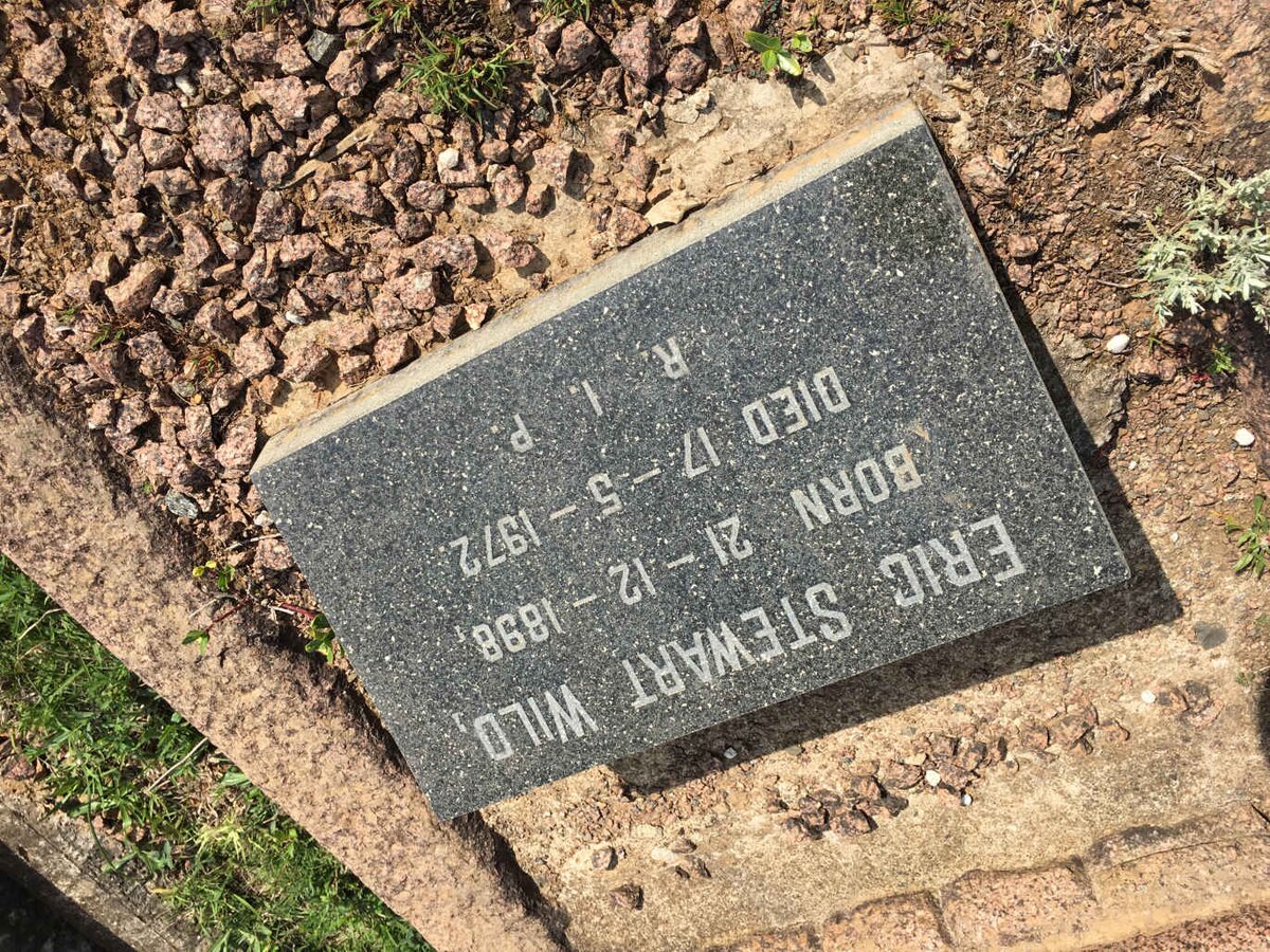 WILD Eric Stewart 1898-1972