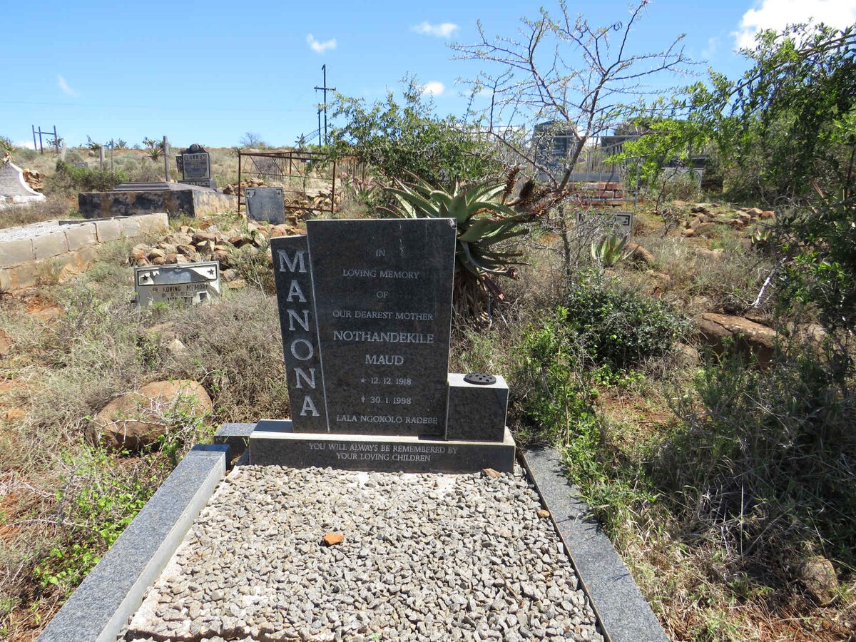MANONA Nothandekile Maud 1918-1998