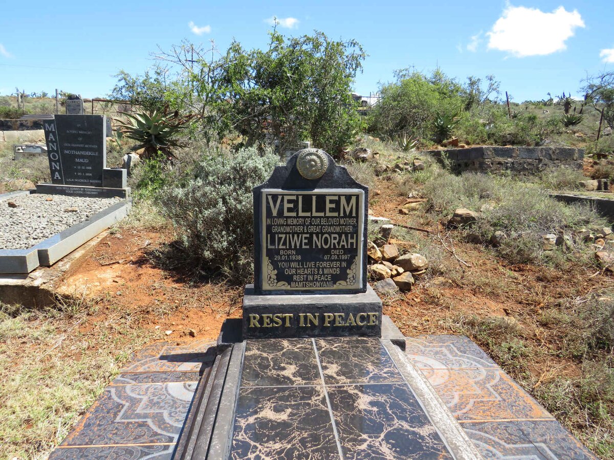 VELLEM Liziwe Norah 1938-1997