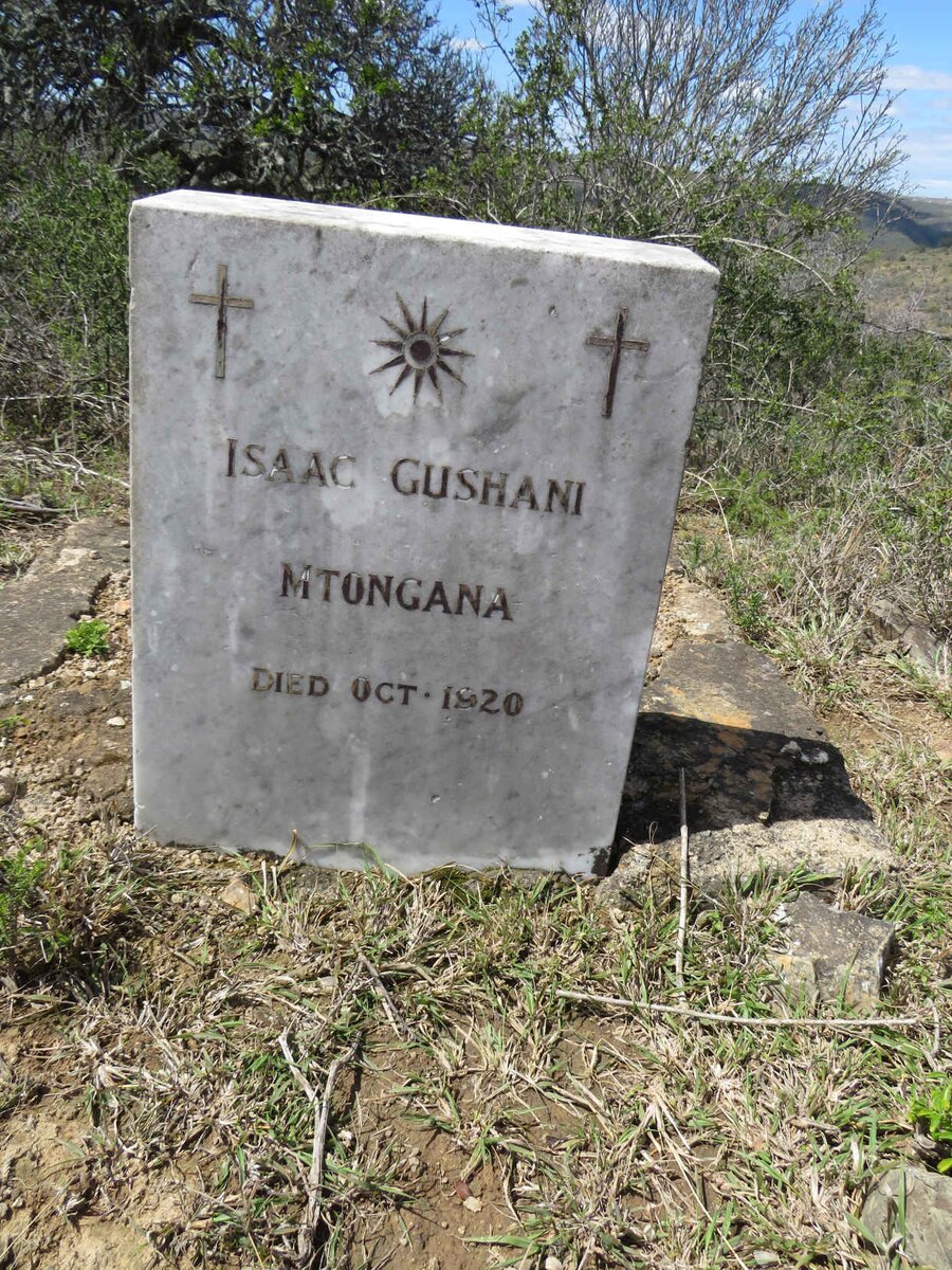 MTONGANA Isaac Gushani -1920