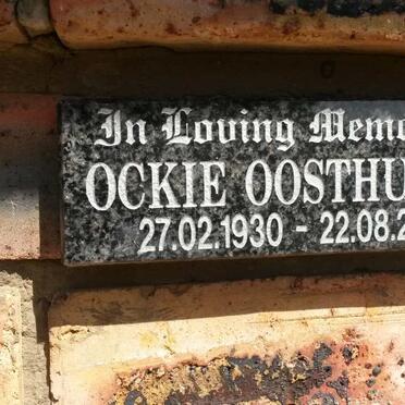 OOSTHUIZEN Ockie 1930-2008