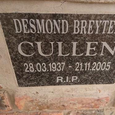CULLEN Desmond Breyten 1937-2005