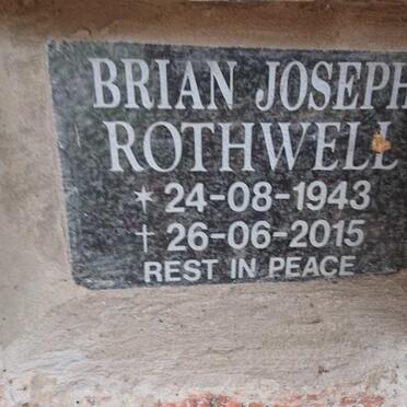 ROTHWELL Brian Joseph 1943-2015