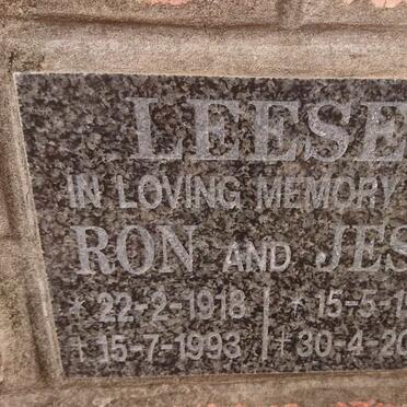 LEESE Ron 1918-1993 &amp; Jess 1918-2000