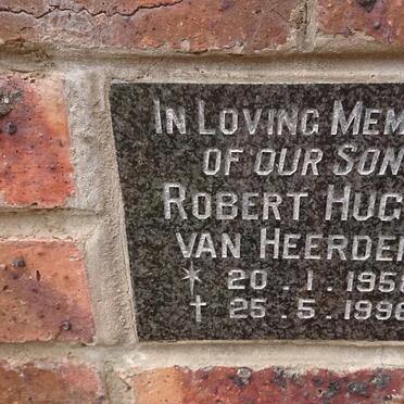HEERDEN Robert Hugh, van 1958-1996