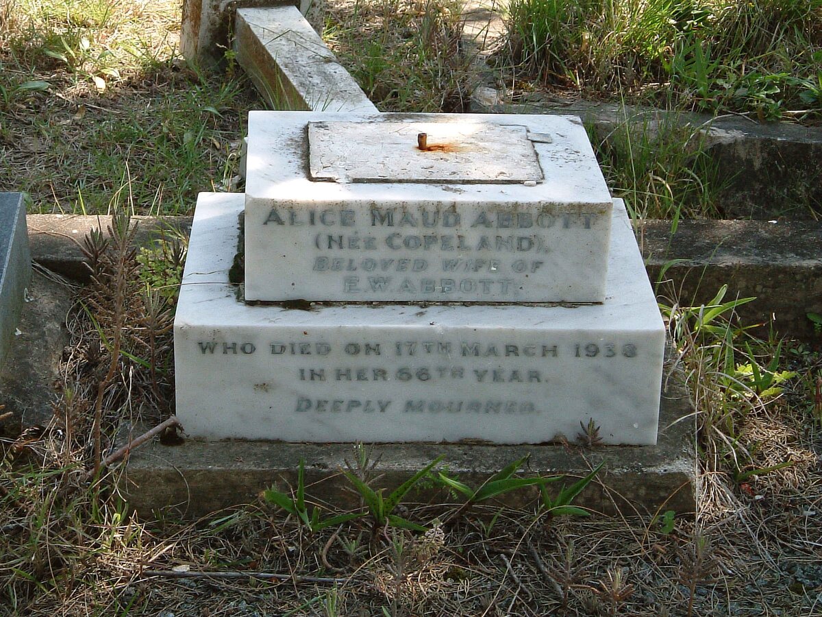 ABBOTT Alice Maud nee COPELAND -1938